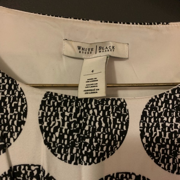 White and Black dress - size 4 - Picture 3 of 3